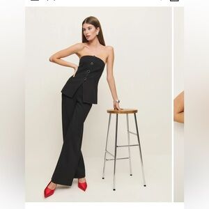 Reformation Black Knit Set